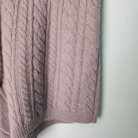 Sweaty Betty Cable Knit Wool Cashmere Shorts Pastel Purple Size Medium - Picture 5 of 8